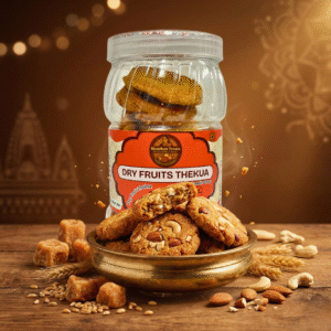 MumMum Treats Dry Fruits Thekua – Traditional Handmade Sweet with Nutty Twist