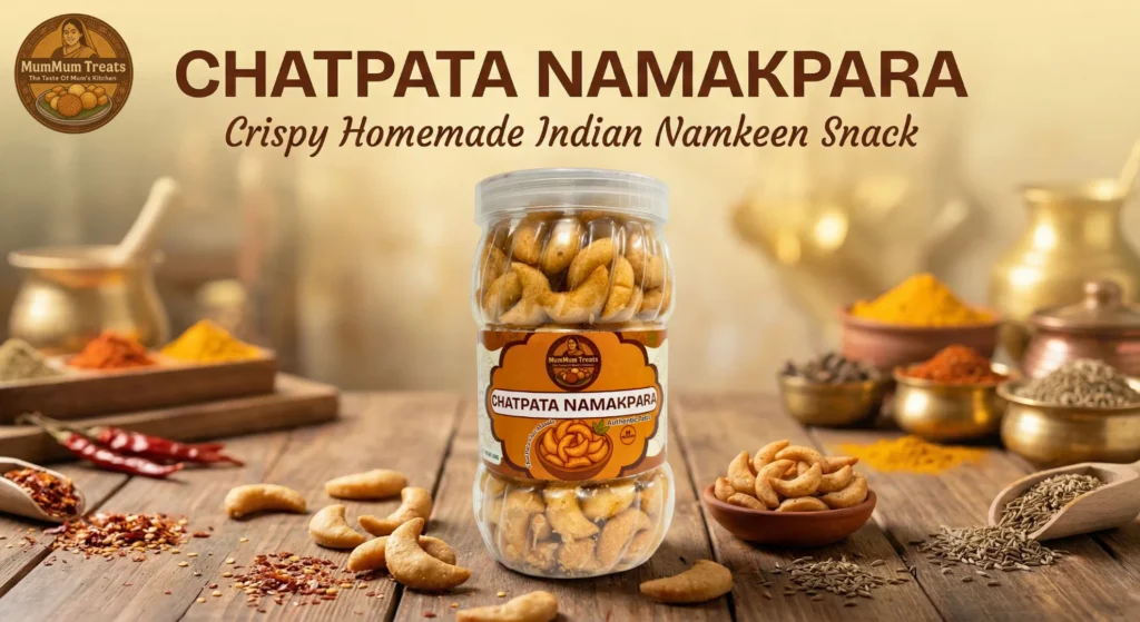 Chatpata Namakpara – Crispy Homemade Indian Namkeen Snack